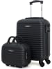 BlueStar 2tlg. Hardcase-Trolleyset "Brazilia-H" in Anthrazit