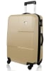 BlueStar Hardcase-Trolley "Miami" in Champagner - (B)49 x (H)70 x (T)29 cm