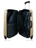 BlueStar Hardcase-Trolley "Miami" in Champagner - (B)49 x (H)70 x (T)29 cm