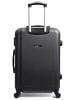 BlueStar Hardcase-trolley "Bucarest" zwart - (B)48 x (H)69 x (D)28 cm
