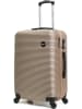 BlueStar Hardcase-Trolley "London" in Gold - (B)47 x (H)70 x (T)29 cm