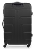 BlueStar Hardcase-Trolley "Ottawa" in Schwarz - (B)46 x (H)68 x (T)28 cm
