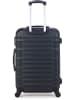 BlueStar Hardcase-Trolley "Lima" in Schwarz - (B)47 x (H)75 x (T)29 cm