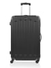 BlueStar Hardcase-Trolley "Madrid" in Schwarz - (B)47 x (H)75 x (T)28 cm