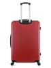 BlueStar Hardcase-trolley "Miami" rood - (B)47 x (H)95 x (D)29 cm