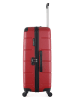 BlueStar Walizka "Ottawa" w kolorze czerwonym - 47 x 75 x 29 cm