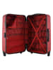 BlueStar Hardcase-trolley "Ottawa" rood - (B)47 x (H)75 x (D)29 cm