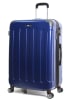BlueStar Hardcase-Trolley "Tunis" in Blau - (B)45 x (H)75 x (T)30 cm