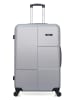 BlueStar Hardcase-Trolley "Miami" in Silber - (B)47 x (H)95 x (T)29 cm