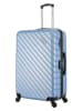 BlueStar Hardcase trolley "Cite" lichtblauw - (B)47 x (H)75 x (D)29 cm