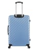 BlueStar Hardcase-Trolley "Cite" - (B)47 x (H)75 x (T)29 cm in Hellblau