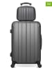 BlueStar 2tlg. Hardcase-Trolleyset "Napoli"   in Grau