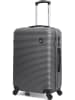 BlueStar Hardcase-Trolley "London" in Dunkelgrau - (B)47 x (H)70 x (T)29 cm