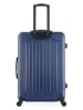 BlueStar Hardcase-trolley "Hagen" donkerblauw - (B)48 x (H)70 x (D)30 cm