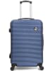BlueStar Hardcase-trolley "London" donkerblauw - (B)47 x (H)70 x (D)29 cm