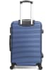 BlueStar Hardcase-Trolley "London" in Dunkelblau - (B)47 x (H)70 x (T)29 cm