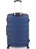 BlueStar Hardcase-Trolley "Lima" in Blau - (B)47 x (H)75 x (T)29 cm