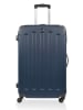 BlueStar Hardcase-trolley "Madrid" donkerblauw - (B)47 x (H)75 x (D)28 cm
