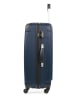 BlueStar Hardcase-Trolley "Madrid" in Dunkelblau - (B)47 x (H)75 x (T)28 cm