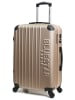 BlueStar Hardcase-trolley "Bucarest" champagnekleurig - (B)48 x (H)69 x (D)28 cm