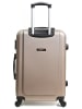 BlueStar Hardcase-Trolley "Bucarest" in Champagner - (B)48 x (H)69 x (T)28 cm