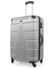 BlueStar Hardcase-Trolley "Ottawa" in Silber - (B)46 x (H)68 x (T)28 cm