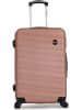 BlueStar Hardcase-Trolley "London" in Roségold - (B)47 x (H)70 x (T)29 cm