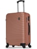 BlueStar Hardcase-Trolley "London" in Roségold - (B)47 x (H)70 x (T)29 cm
