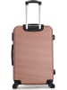 BlueStar Hardcase-trolley "London" roségoudkleurig - (B)47 x (H)70 x (D)29 cm