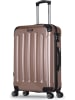 BlueStar 3tlg. Hardcase-Trolleyset "Tunis" in Roségold