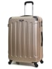 BlueStar 4-delige hardcase-trolleyset "Madrid" champagnekleurig