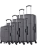BlueStar 4tlg. Hardcase-Trolleyset "Miami" in Anthrazit