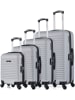 BlueStar 4tlg. Hardcase-Trolleyset "Brazilia" in Grau