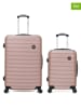 BlueStar 2-delige hardcase-trolleyset "London" beige