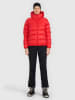 4F Puchowa kurtka trekkingowa w kolorze czerwonym