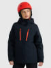 4F Ski-/ Snowboardjacke in Schwarz