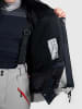 4F Ski-/ Snowboardjacke in Schwarz/ Grau