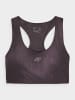 4F Biustonosz sportowy w kolorze fioletowym