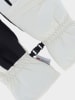 4F Ski-/ Snowboardfingerhandschuhe in Schwarz/ Weiß