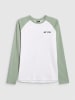 4F Longsleeve wit/groen