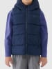 4F Doorgestikte bodywarmer donkerblauw