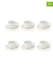 Ogo Living 6-delige set: koffiekoppen "Urus" wit - 210 ml