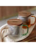 Ogo Living Teetasse in Transparent/ Grün - 300 ml