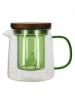 Ogo Living Teekanne in Transparent/ Grün