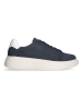Liu Jo Leren sneakers donkerblauw/wit