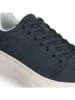 Liu Jo Leren sneakers donkerblauw/wit