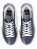 Liu Jo Leder-Sneakers in Dunkelblau/ Weiß