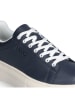Liu Jo Leren sneakers donkerblauw/wit