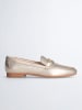 Liu Jo Leren mocassins goudkleurig