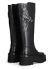 Liu Jo Leder-Stiefel in Schwarz